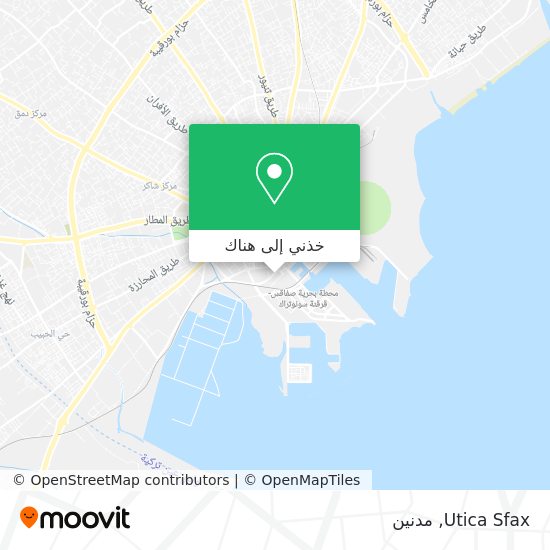 خريطة Utica Sfax