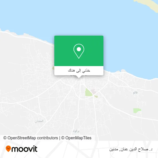 خريطة د. صلاح الدين عنان