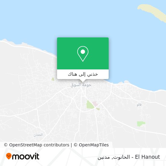 خريطة El Hanout - الحانوت