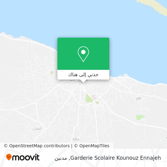 خريطة Garderie Scolaire Kounouz Ennajeh