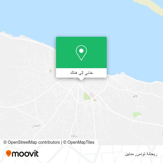 خريطة ريحانة تونس