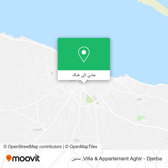 خريطة Villa & Appartement Aghir - Djerba