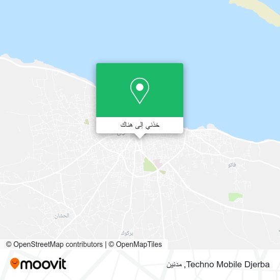 خريطة Techno Mobile Djerba