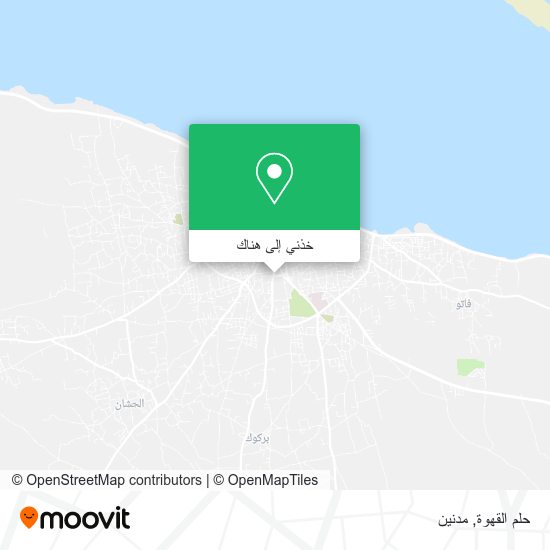 خريطة حلم القهوة