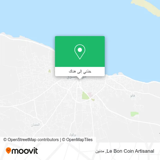 خريطة Le Bon Coin Artisanal