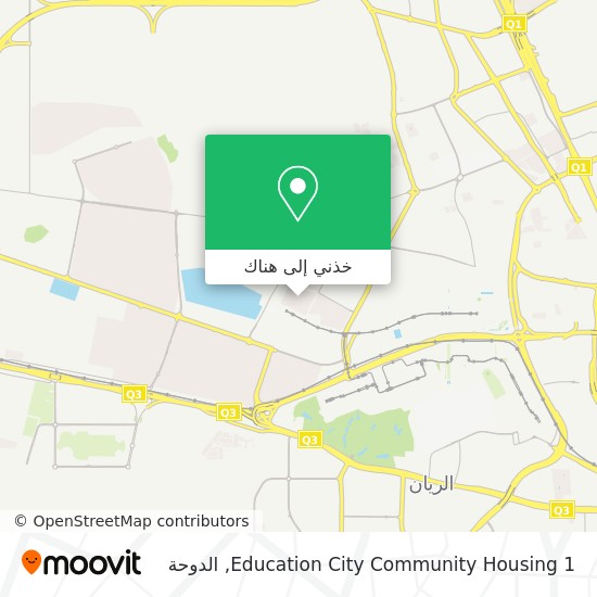 خريطة Education City Community Housing 1