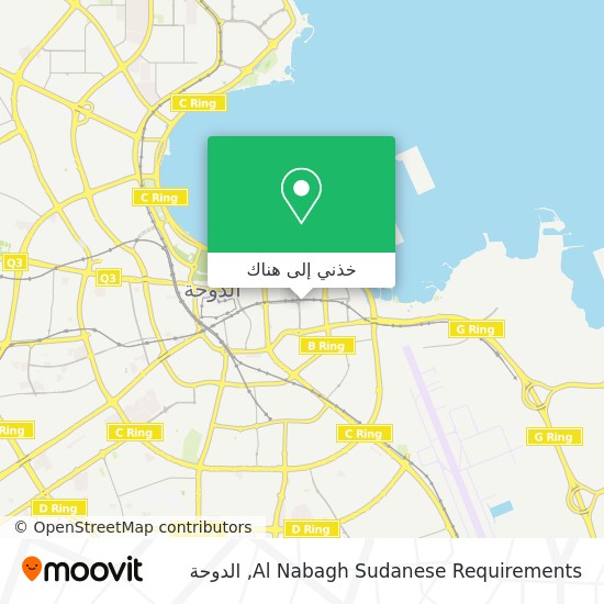 خريطة Al Nabagh Sudanese Requirements