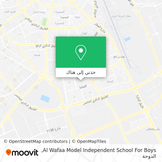 خريطة Al Wafaa Model Independent School For Boys