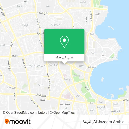 خريطة Al Jazeera Arabic