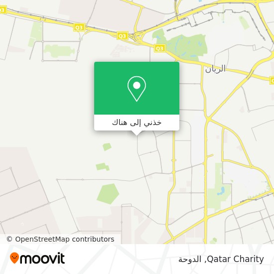 خريطة Qatar Charity