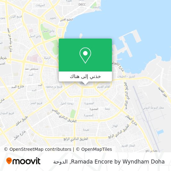 خريطة Ramada Encore by Wyndham Doha
