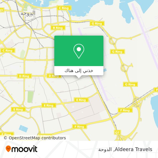 خريطة Aldeera Travels