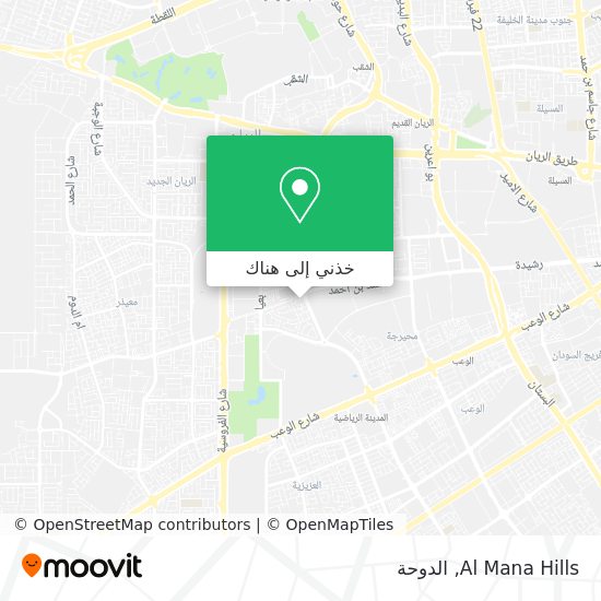 خريطة Al Mana Hills