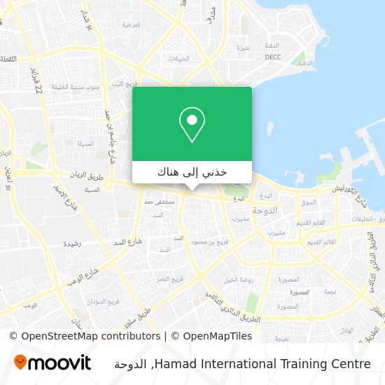خريطة Hamad International Training Centre