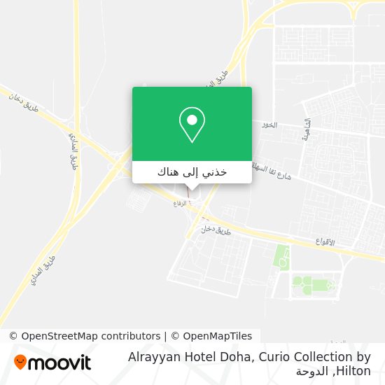 خريطة Alrayyan Hotel Doha, Curio Collection by Hilton