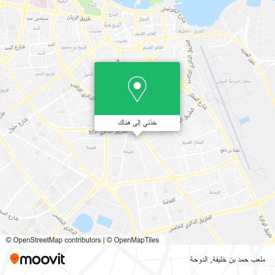 خريطة ملعب حمد بن خليفة