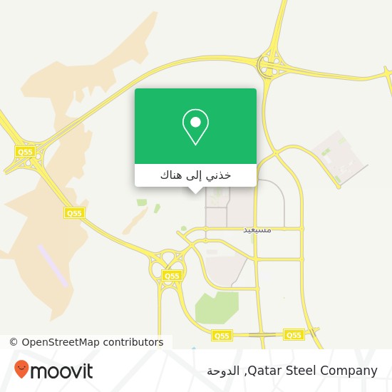 خريطة Qatar Steel Company