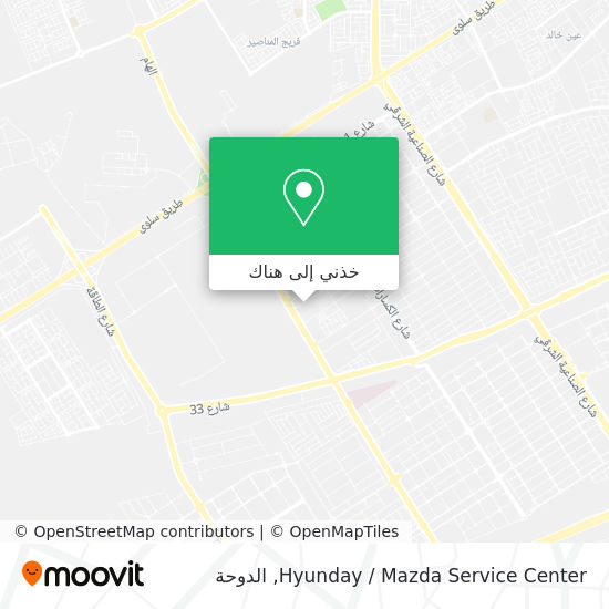 خريطة Hyunday / Mazda Service Center