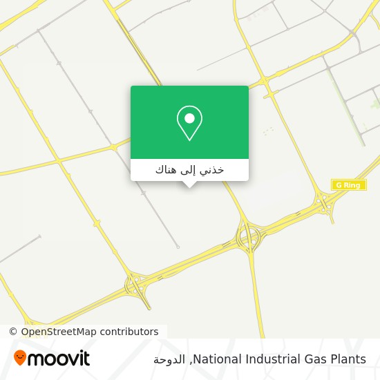 خريطة National Industrial Gas Plants