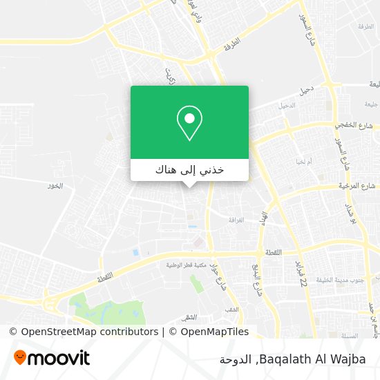 خريطة Baqalath Al Wajba