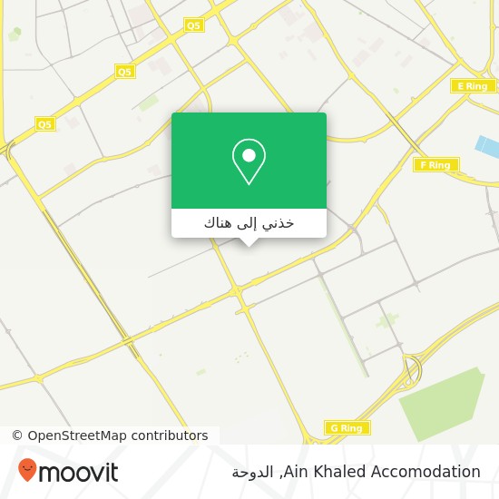 خريطة Ain Khaled Accomodation