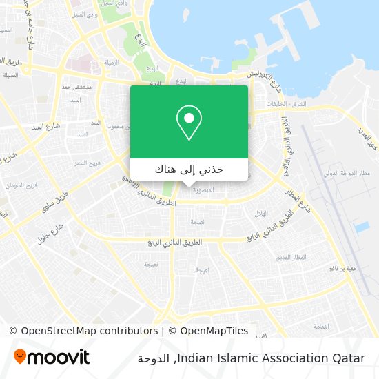 خريطة Indian Islamic Association Qatar