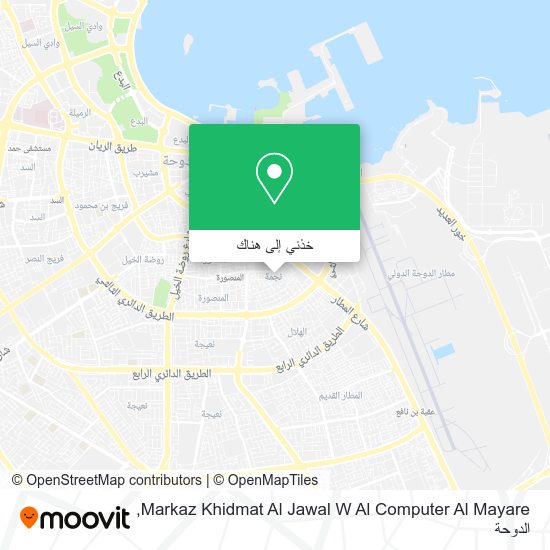 خريطة Markaz Khidmat Al Jawal W Al Computer Al Mayare