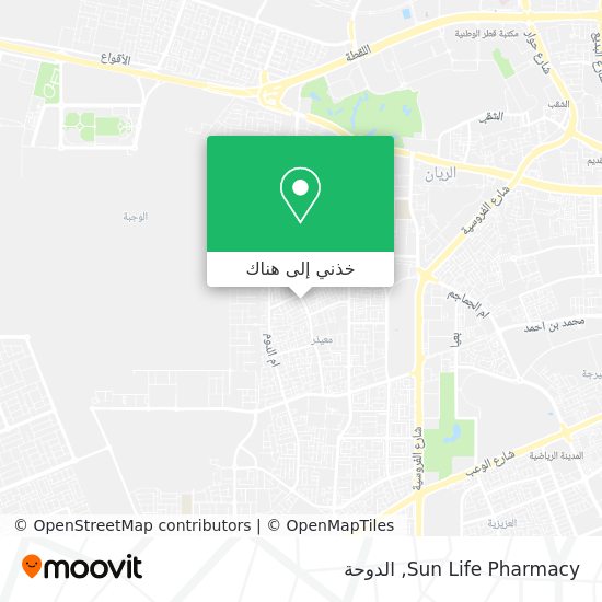 خريطة Sun Life Pharmacy