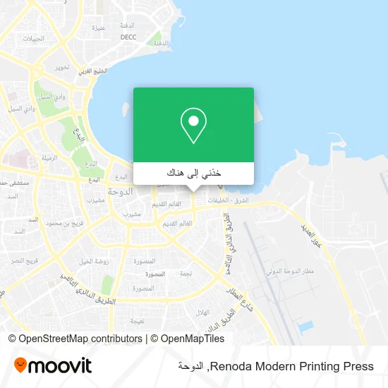 خريطة Renoda Modern Printing Press