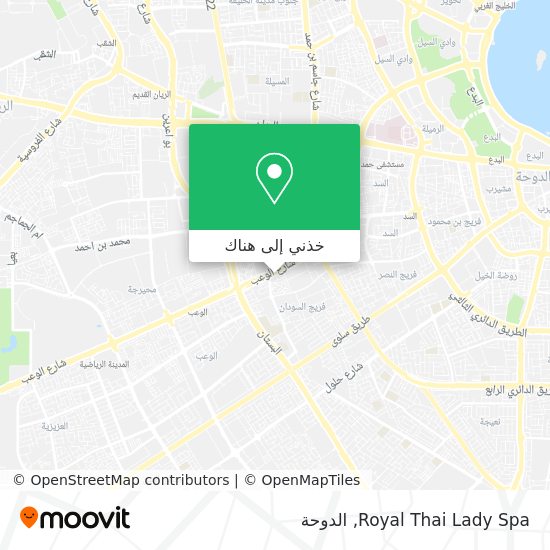 خريطة Royal Thai Lady Spa