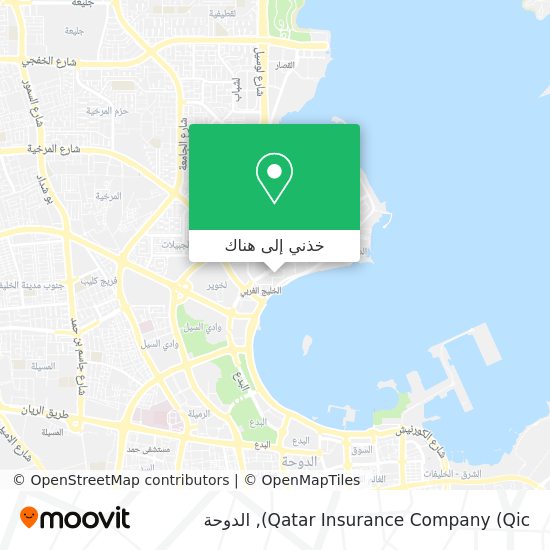 خريطة Qatar Insurance Company (Qic)