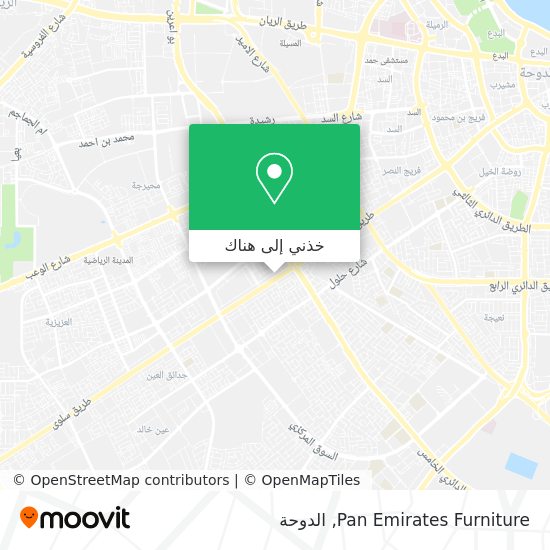خريطة Pan Emirates Furniture