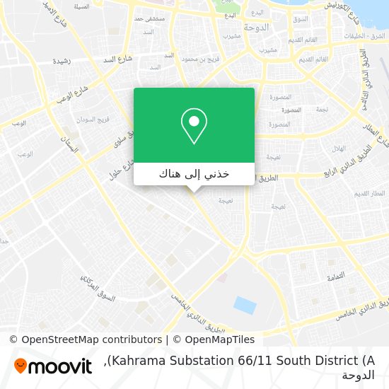 خريطة Kahrama Substation 66 / 11 South District (A)