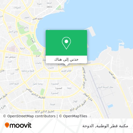 خريطة مكتبة قطر الوطنية