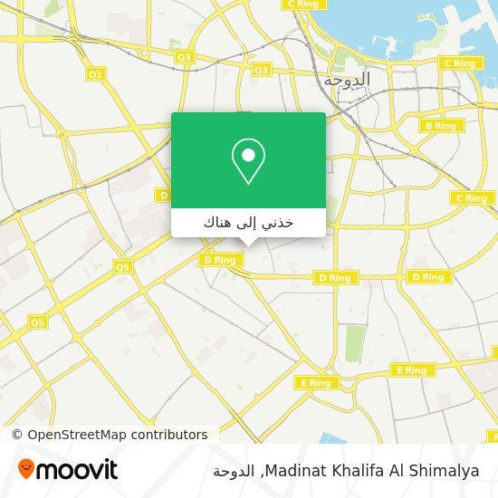 خريطة Madinat Khalifa Al Shimalya
