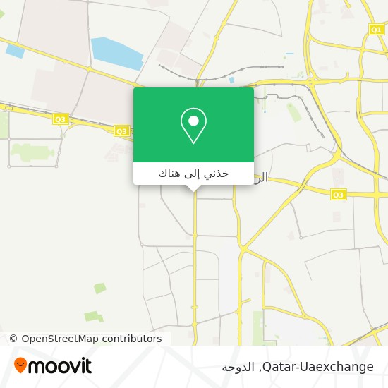 خريطة Qatar-Uaexchange