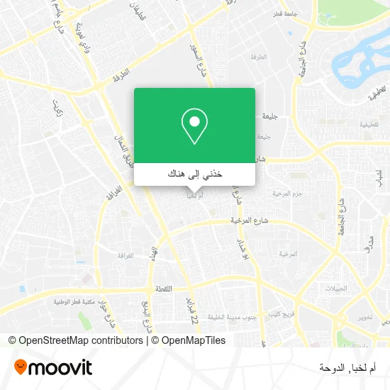 خريطة أم لخبا