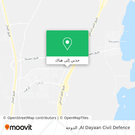 خريطة Al Dayaan Civil Defence
