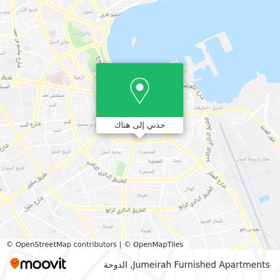 خريطة Jumeirah Furnished Apartments