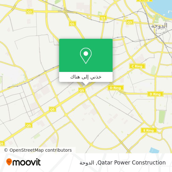 خريطة Qatar Power Construction