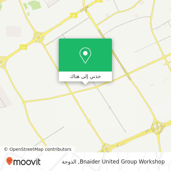 خريطة Bnaider United Group Workshop