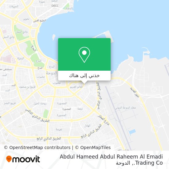 خريطة Abdul Hameed Abdul Raheem Al Emadi Trading Co.