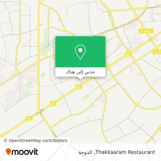 خريطة Thakkaaram Restaurant