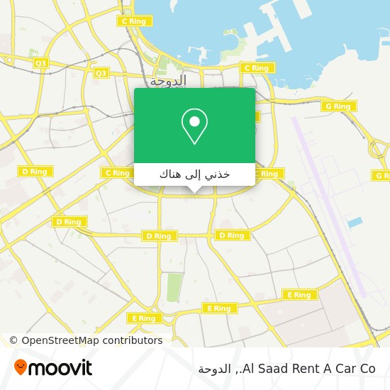 خريطة Al Saad Rent A Car Co.