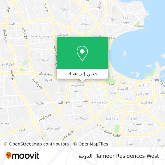خريطة Tameer Residences West