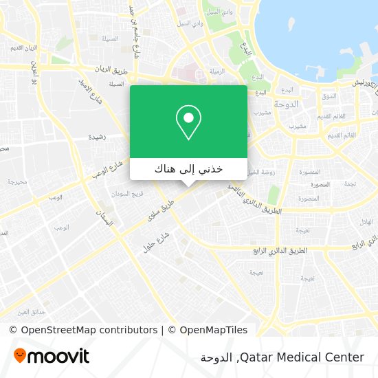خريطة Qatar Medical Center