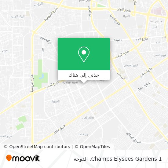 خريطة Champs Elysees Gardens 1