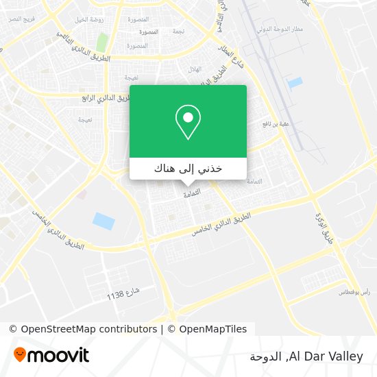 خريطة Al Dar Valley