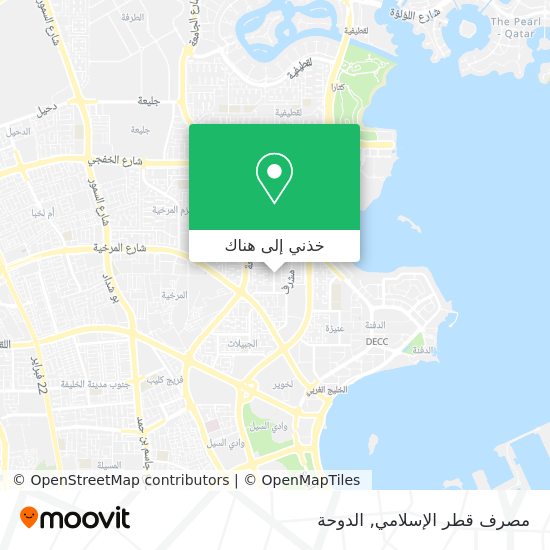 خريطة مصرف قطر الإسلامي