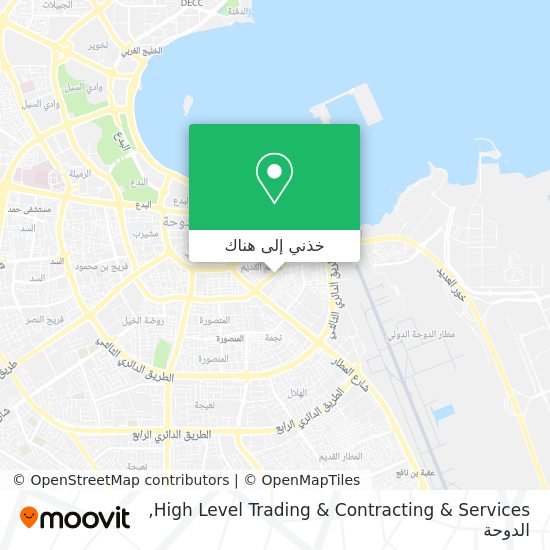 خريطة High Level Trading & Contracting & Services